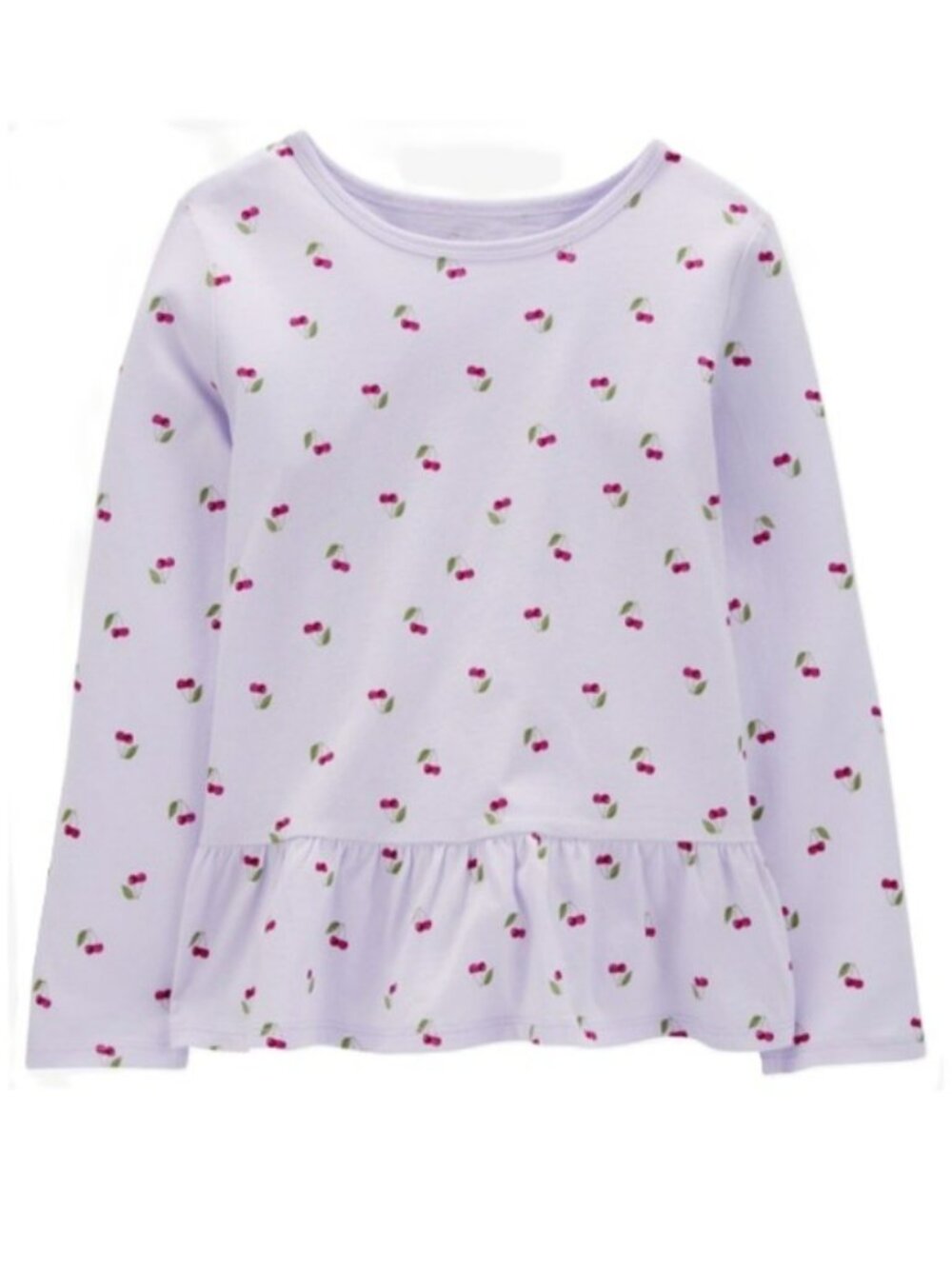 NWT. CARTER'S Girls Cherry Long Sleeve Top/Tunic